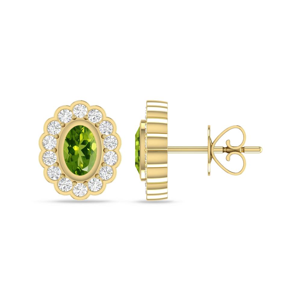 Yellow Gold - Peridot